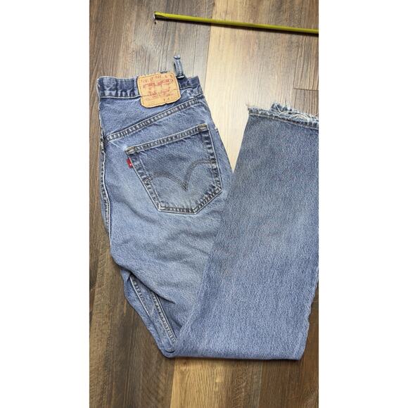 Levi's 505 Jeans Men's 34x34 Blue Original Fit Straight Leg Jeans - Picture 8 of 8